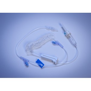 Primary Coil IV Infusion Set with 2 needle free Y sites